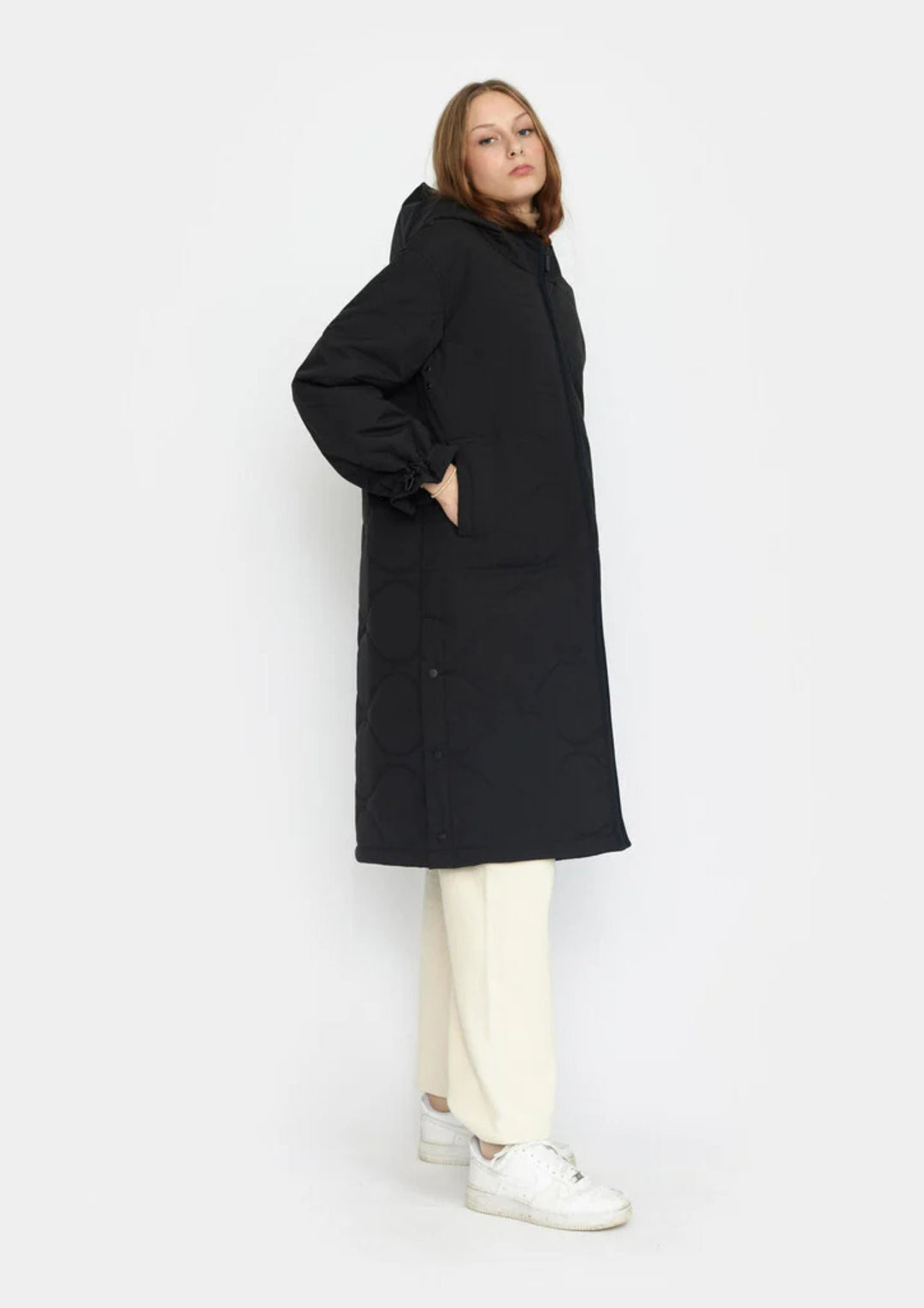 Selfhood - Quilted Coat - Black