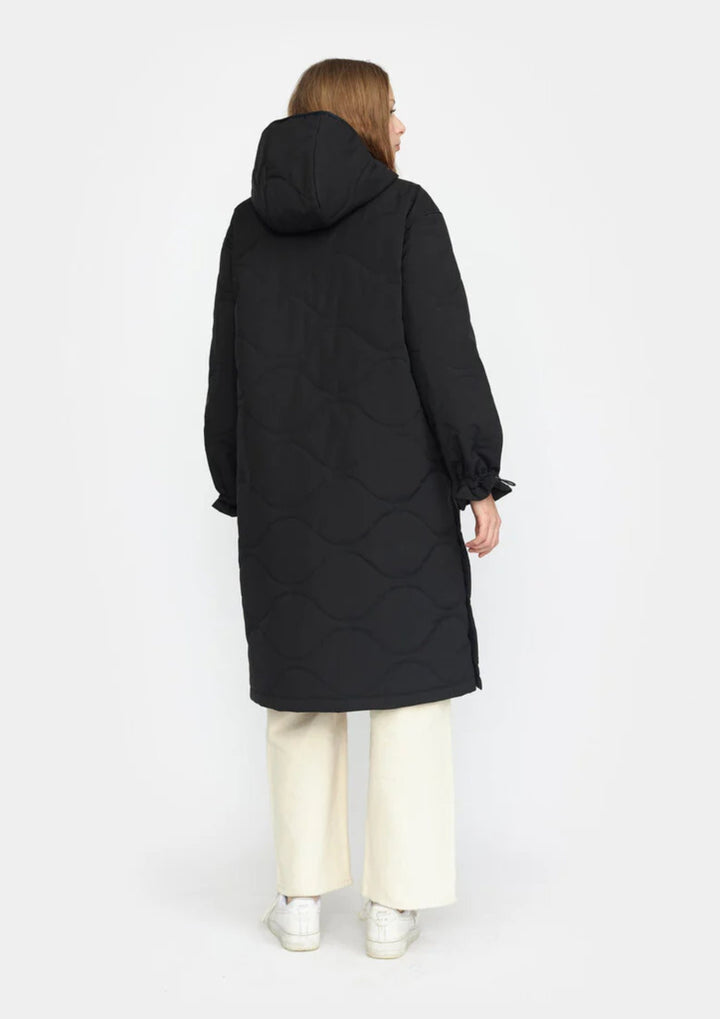 Selfhood - Quilted Coat - Black