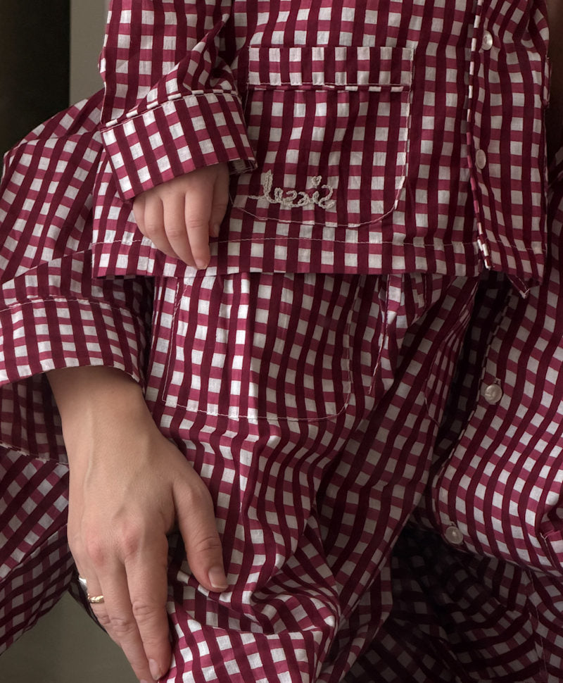 Sissel Edelbo - Nuit Pyjamas Sæt - Berry Hedge