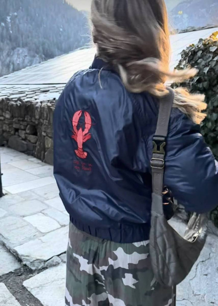 Wauw - Lobster Bomber Jakke - Navy Blue
