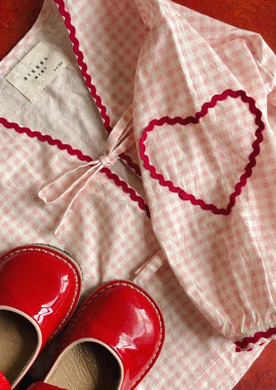 Sissel Edelbo - Astrid  mini top - Pink Checks