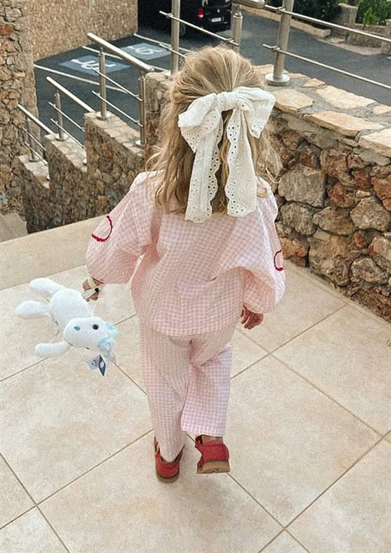 Sissel Edelbo - Astrid  mini top - Pink Checks