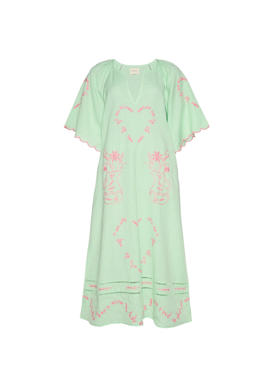 Sissel Edelbo - Belma Dress - Patina Green - Onesize