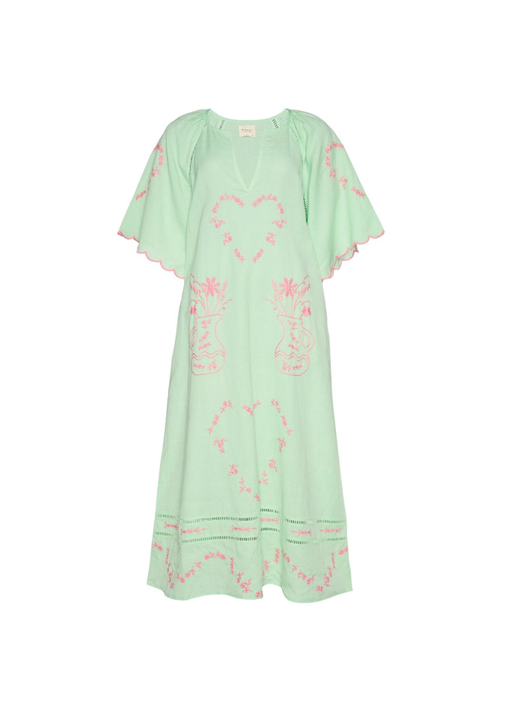 Sissel Edelbo - Belma Dress - Patina Green - Onesize