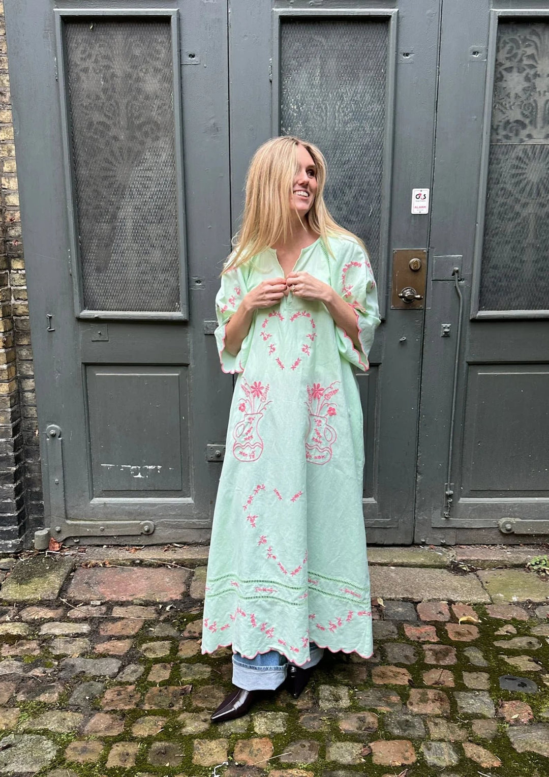 Sissel Edelbo - Belma Dress - Patina Green - Onesize
