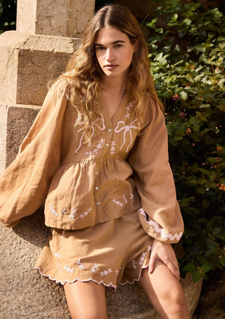 Sissel Edelbo - Belma Top - Light Hazel