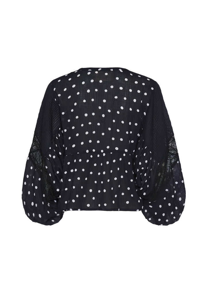 Sissel Edelbo - Bibi Top - Black Dots - Onesize