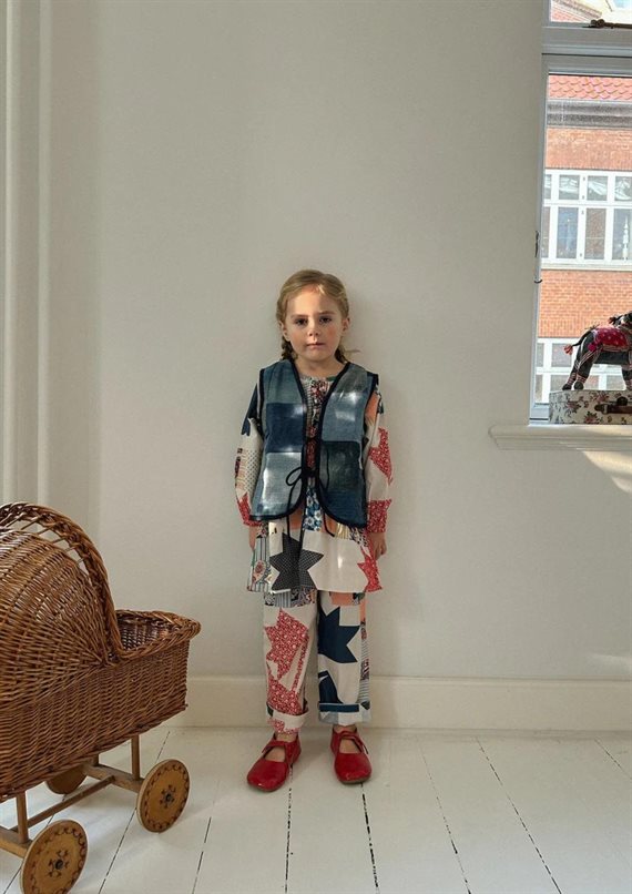 Sissel Edelbo - Blue Mini Vest - Blue Denim