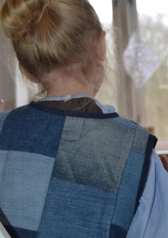 Sissel Edelbo - Blue Mini Vest - Blue Denim