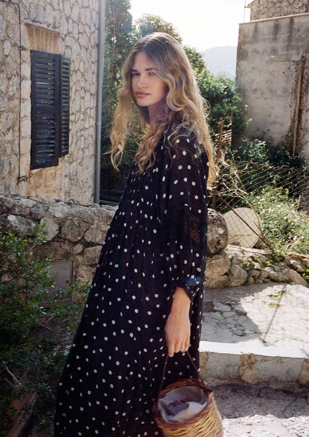 Sissel Edelbo - Bolette Dress - Black Dots - Onesize
