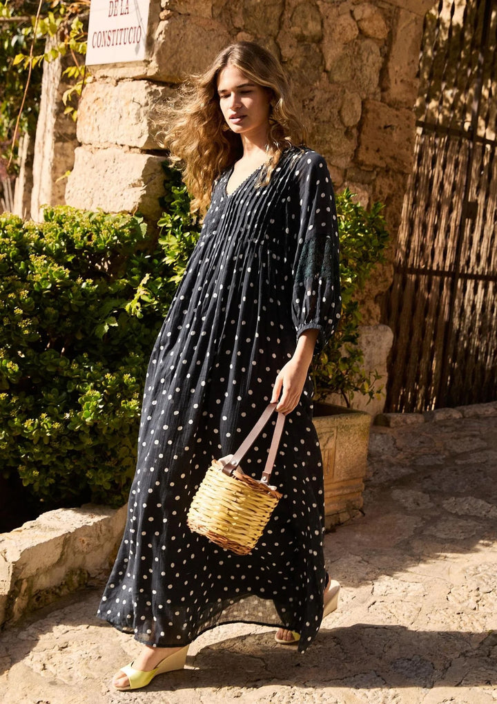 Sissel Edelbo - Bolette Dress - Black Dots - Onesize