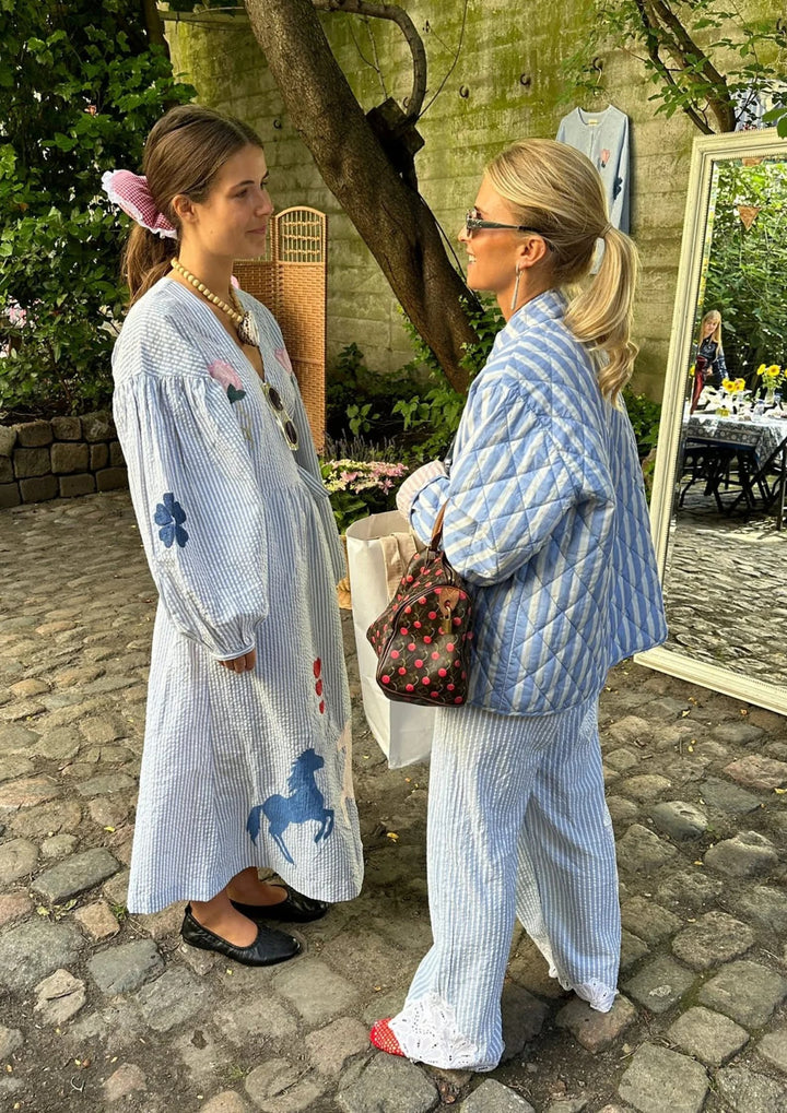 Sissel Edelbo - Caro Dress - Cashmere blue - Onesize