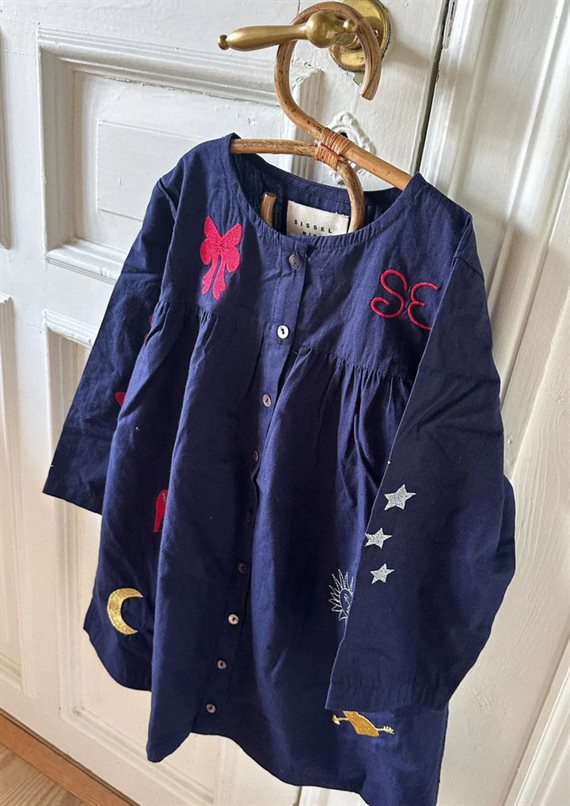 Sissel Edelbo - Christmas Mini Kjole - Navy