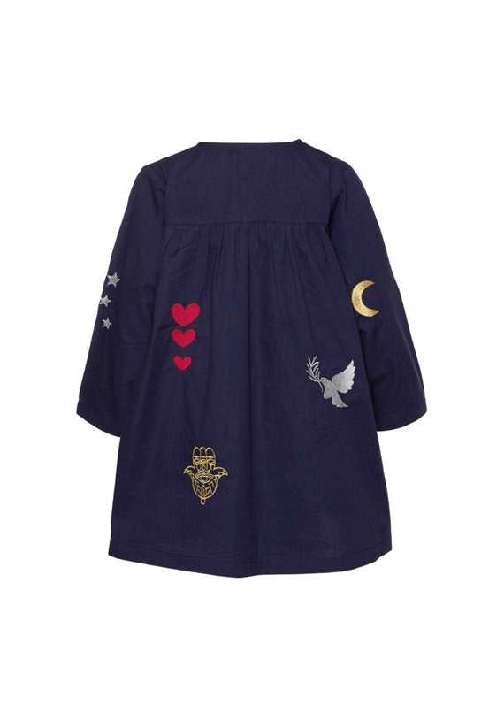Sissel Edelbo - Christmas Mini Kjole - Navy