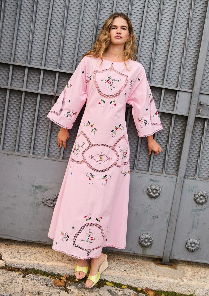 Sissel Edelbo - Clematis Dress - Dull Rose - Onesize