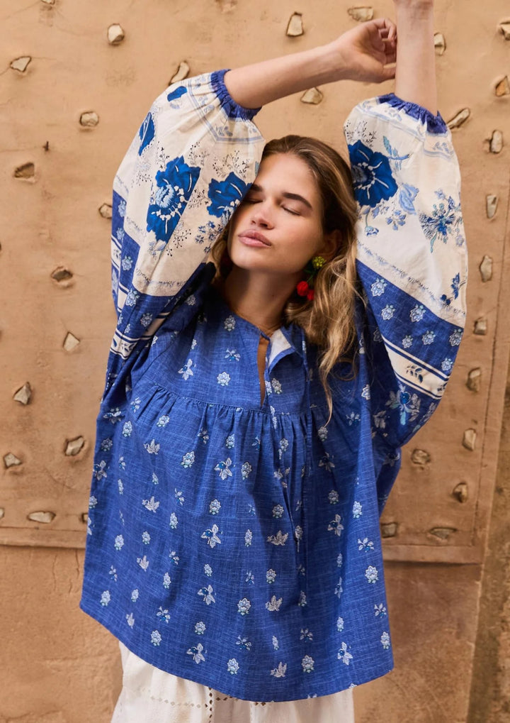 Sissel Edelbo - Coral Top - Mazarine Blue - Onesize