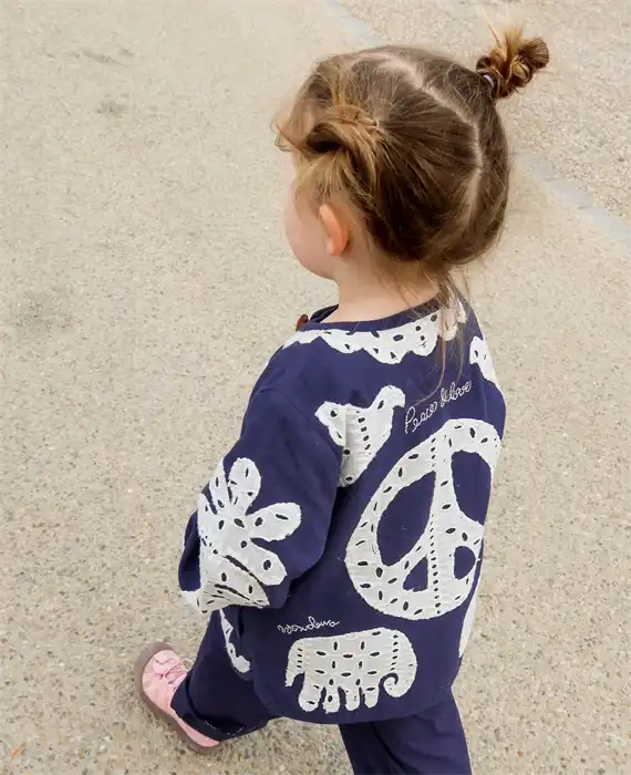 Sissel Edelbo - Ena Mini Jakke - Navy Birds