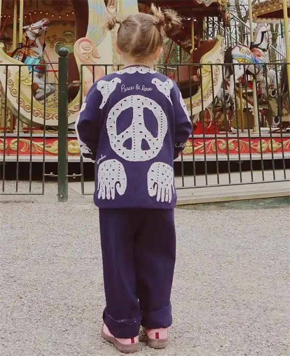 Sissel Edelbo - Ena Mini Jakke - Navy Birds