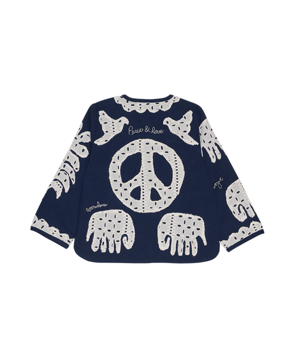 Sissel Edelbo - Ena Mini Jakke - Navy Birds