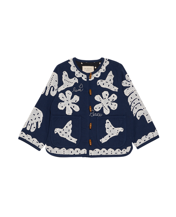 Sissel Edelbo - Ena Mini Jakke - Navy Birds