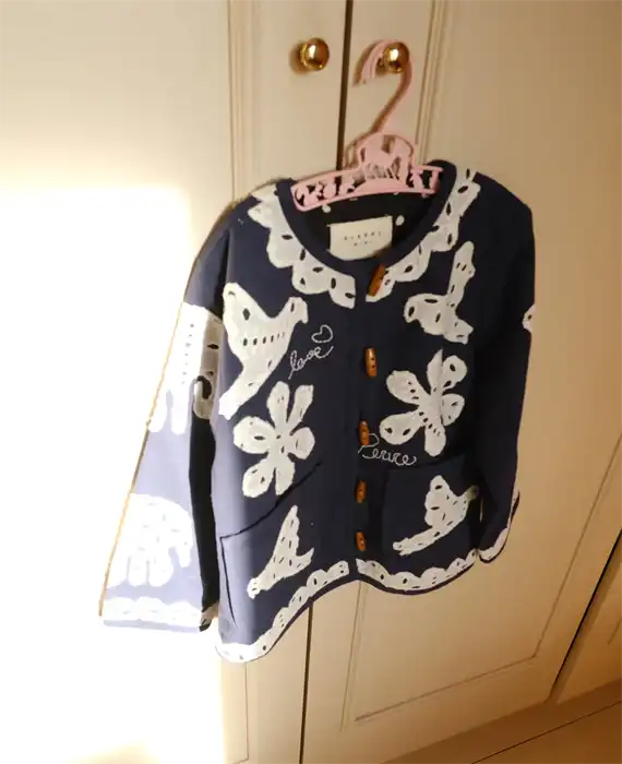 Sissel Edelbo - Ena Mini Jakke - Navy Birds