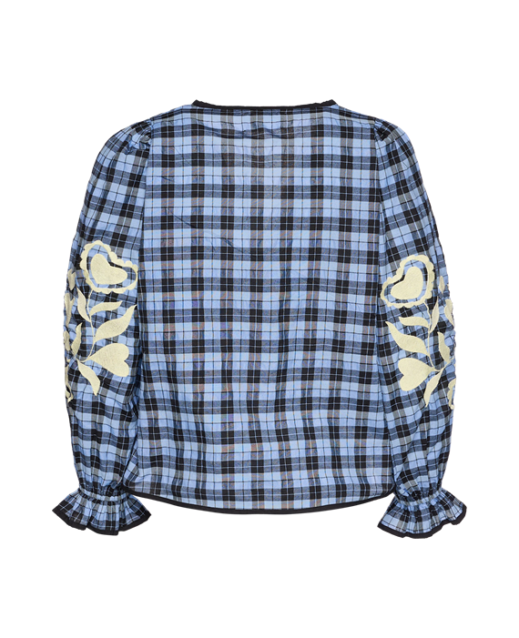 Sissel Edelbo - Fran Skjorte - Blue Checks - Onesize