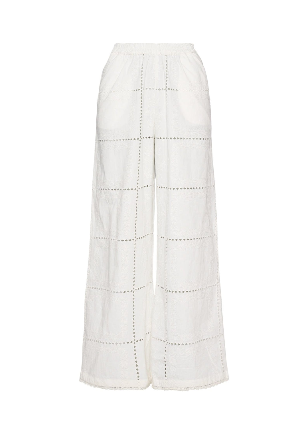 Sissel Edelbo - Hilde Pants - Leftover Fabric - White Squares