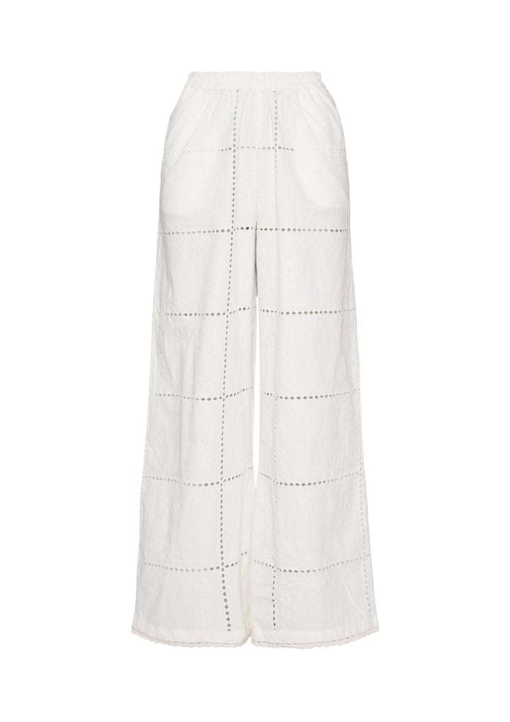 Sissel Edelbo - Hilde Pants - Leftover Fabric - White Squares