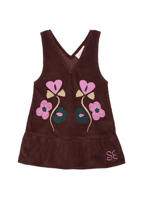 Sissel Edelbo -  Hollie Mini Kjole - Chocolate Brown
