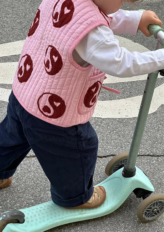 Sissel Edelbo - Honey Mini Vest - Yin &amp; Yang pink