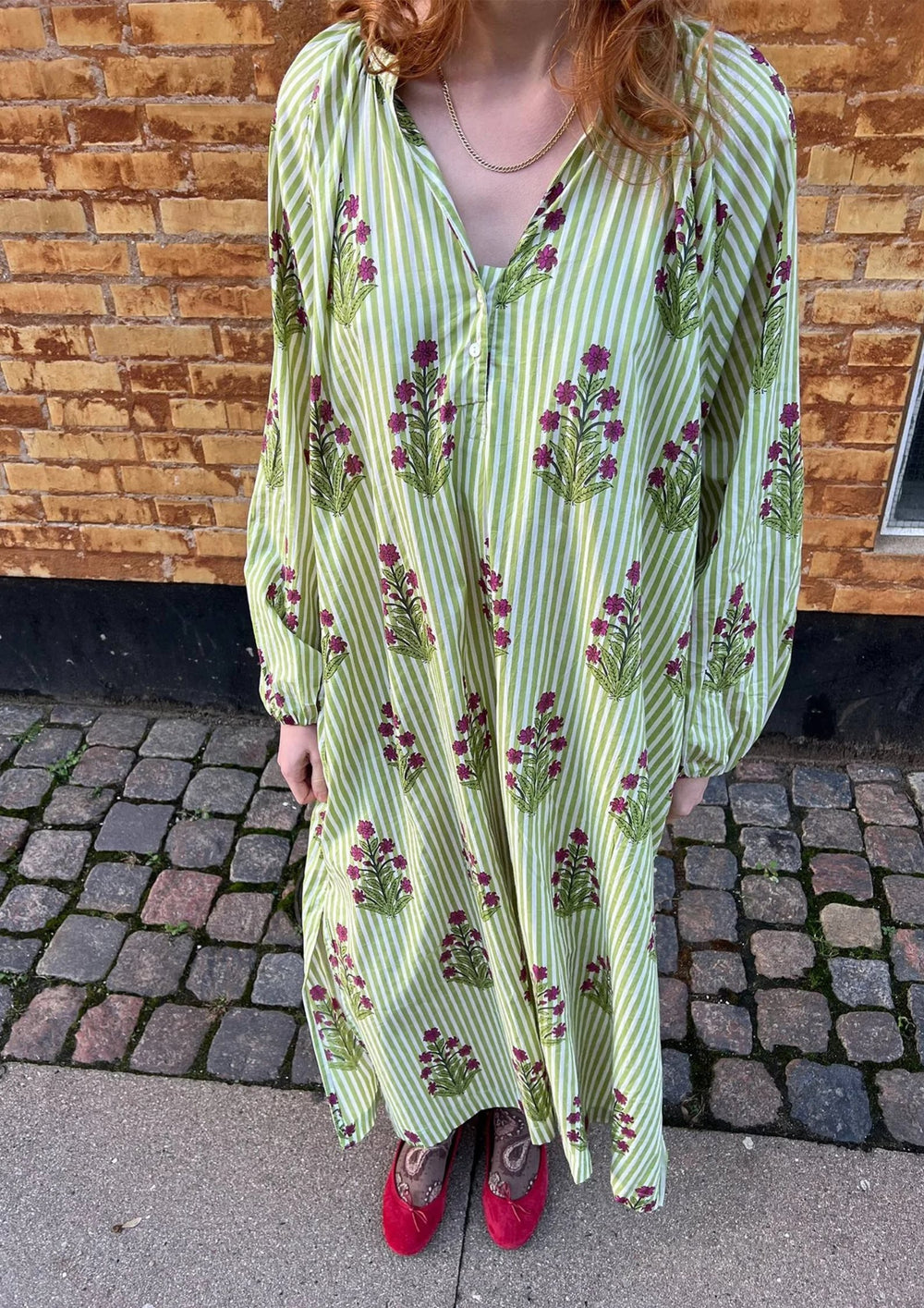 Sissel Edelbo - Lara Dress - Poetic Green - Onesize