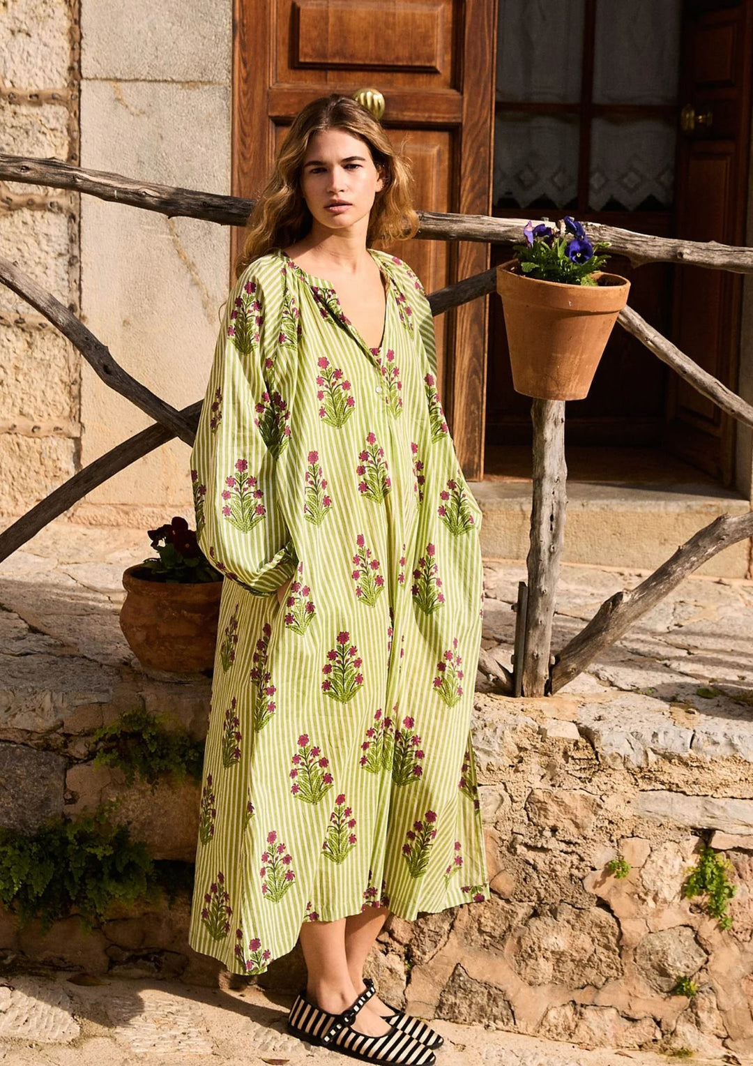 Sissel Edelbo - Lara Dress - Poetic Green - Onesize