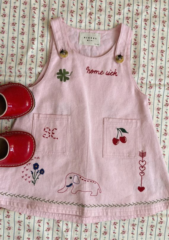 Sissel Edelbo - Magda Mini Kjole - Pink