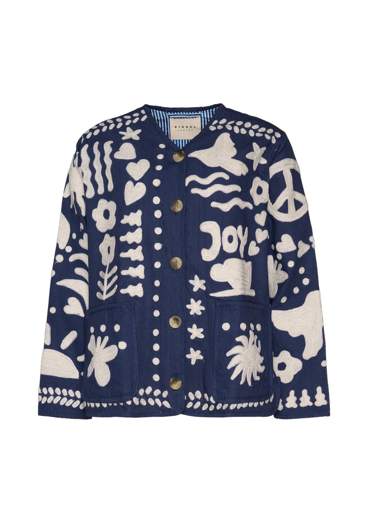 Sissel Edelbo - Maggie Jacket - Navy Peace - Onesize