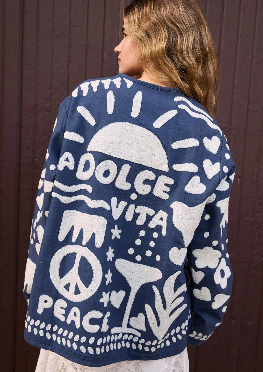 Sissel Edelbo - Maggie Jacket - Navy Peace - Onesize