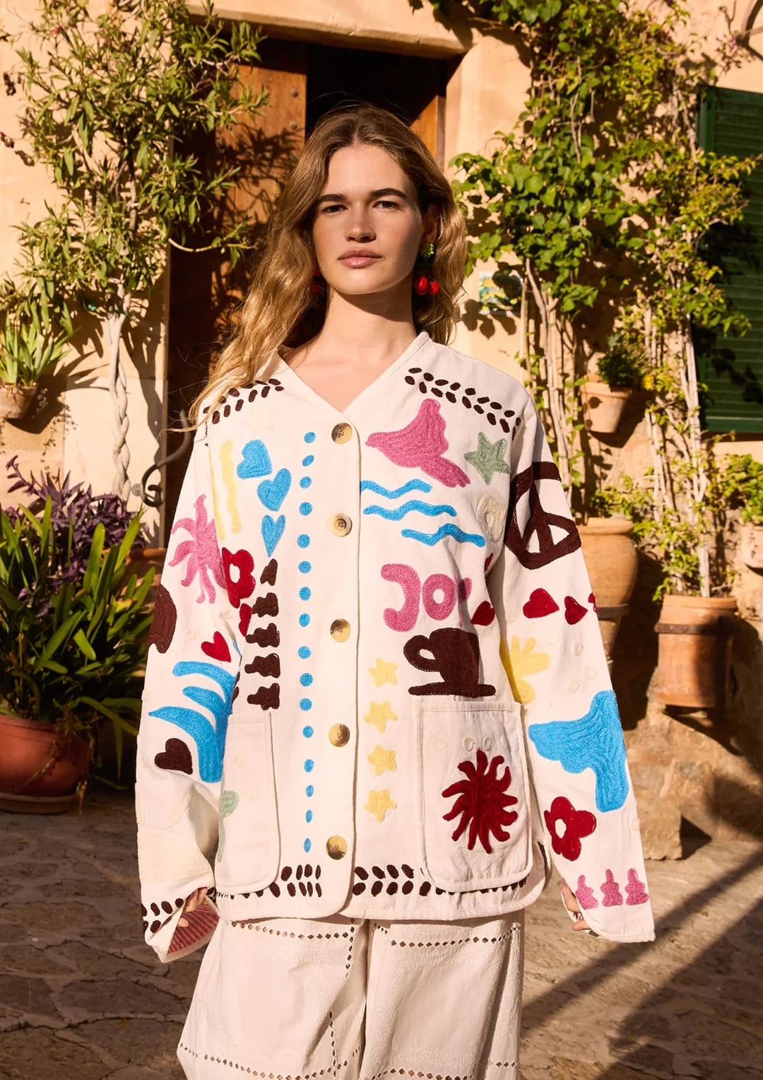 Sissel Edelbo -  Maggie Jakke - Swan Peace - Suzain Embrodery - Onesize