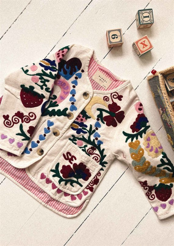 Sissel Edelbo - Maggie Mini Jakke - White Rose