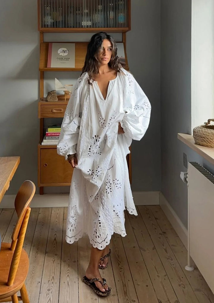 Sissel Edelbo - Mila - Kjole - Hvid - One Size