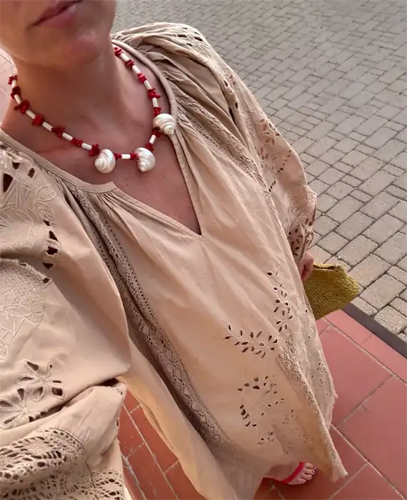 Sissel Edelbo - Mila Kjole - Beige - Onesize