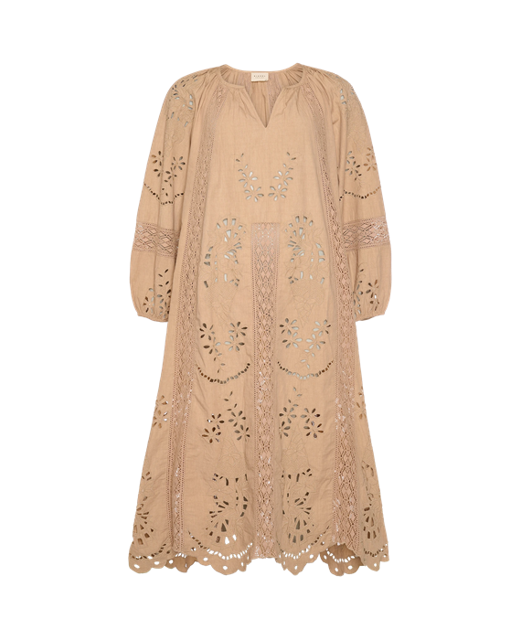 Sissel Edelbo - Mila Kjole - Beige - Onesize
