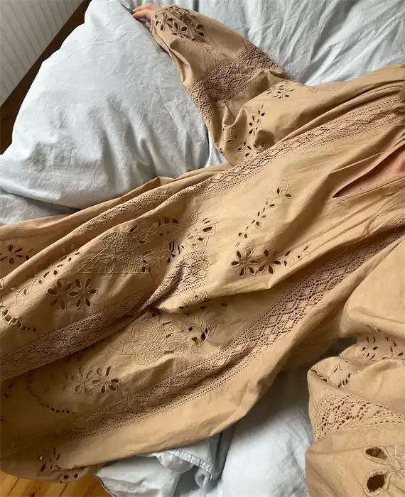 Sissel Edelbo - Mila Kjole - Beige - Onesize