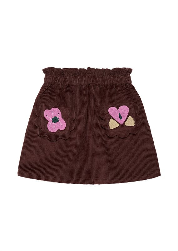 Sissel Edelbo - Jasmina Mini Nederdel - Chocolate Brown