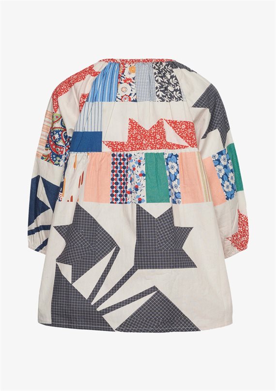 Sissel Edelbo - Mirabellis Mini Kjole - Flower Patchwork