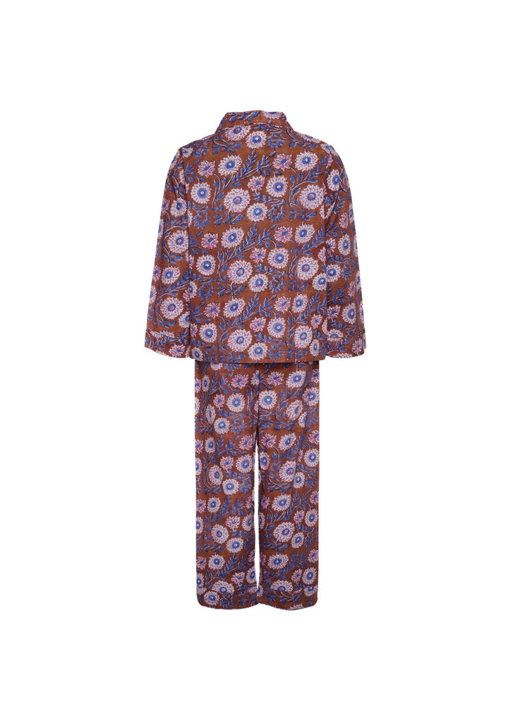 Sissel Edelbo - Nuit Pyjamas set - Brown Floral