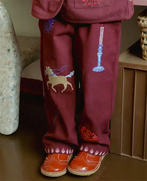 Sissel Edelbo - Oda Mini Bukser - Burgundy
