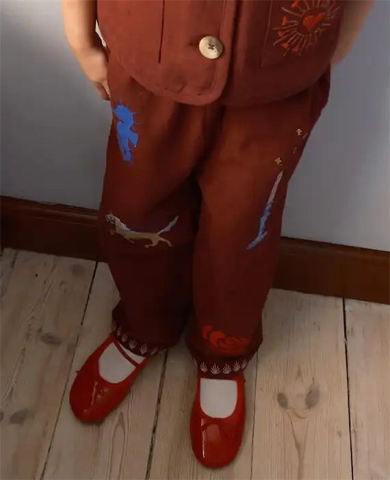 Sissel Edelbo - Oda Mini Bukser - Burgundy