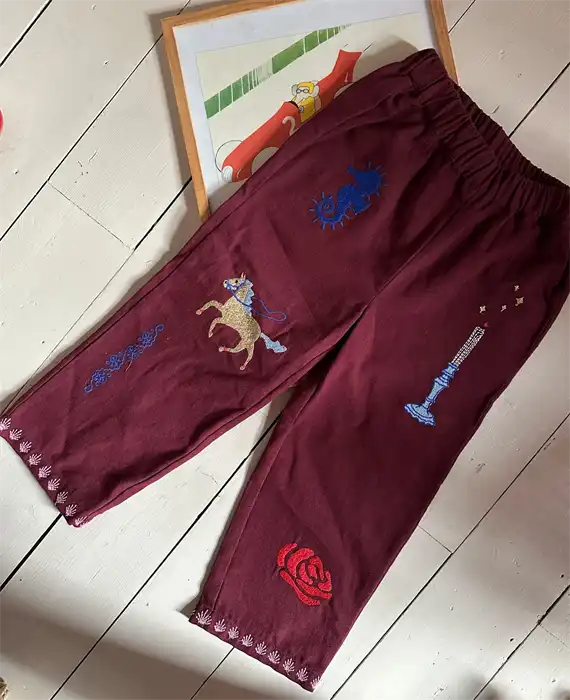 Sissel Edelbo - Oda Mini Bukser - Burgundy
