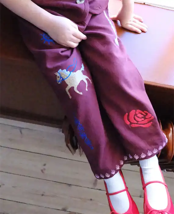 Sissel Edelbo - Oda Mini Bukser - Burgundy