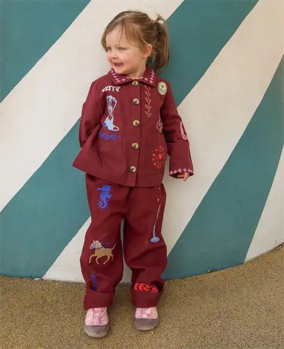 Sissel Edelbo - Oda Mini Bukser - Burgundy