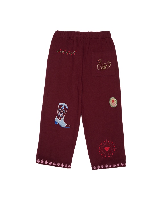 Sissel Edelbo - Oda Mini Bukser - Burgundy